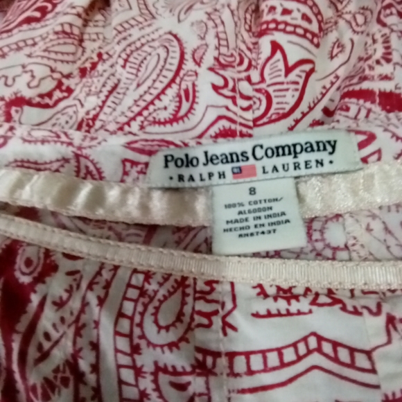 Polo Jeans Company Ralph Lauren skirt, fitted waist, full skirt, Ladies sz 8 - Picture 5 of 7